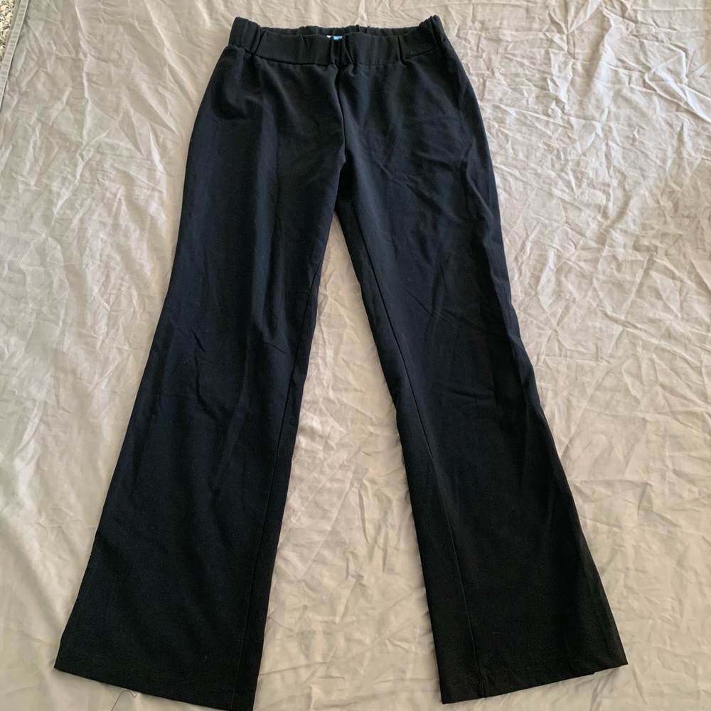 Planet Motherhood Black Stretch Pull on‎ Dress Pants M-L